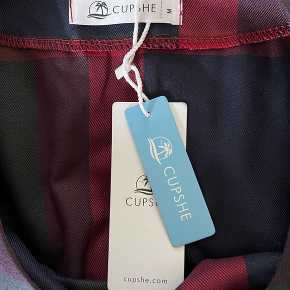 Red and Blue Plaid Dress - Picture 9 of 9